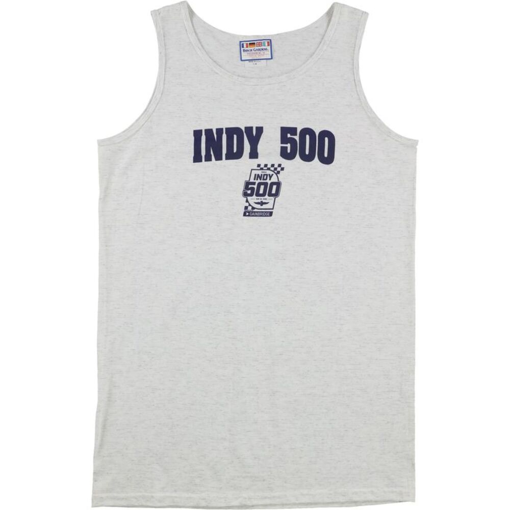 Indy 500 Mens Logo Print Tank Top, NWT